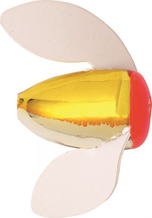 Spin-N-Glo Strl. 10, 9/16" Silver Brass Sz