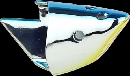 Hurricane Bait Head Chrome Swedish Steel, 3pk, 11-16cm Agnfisk.