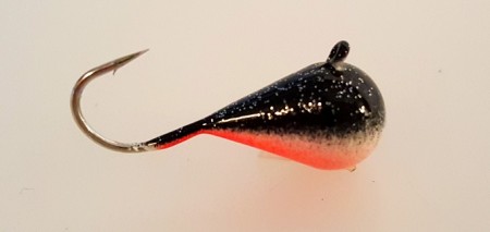 Wolfram Sort/Hvit/Oransje/Glitter 2,0g/6mm - 2pk