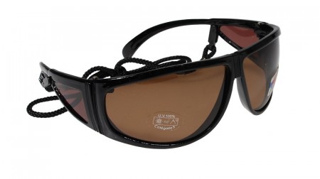 Hurricane Solbriller Brun Linse UV400 Polarisert