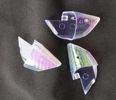 HL-Fish Baitholder UV Hologram,12-17cm, 3pk.