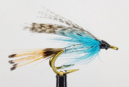Teal & Blue Silver Dobbeltkrok Strl. 8