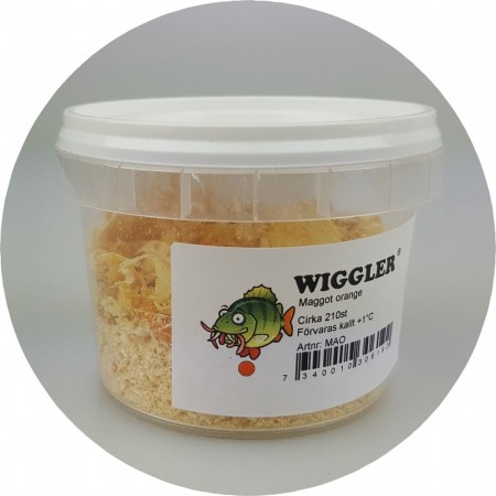 Maggot Orange 210 stk.