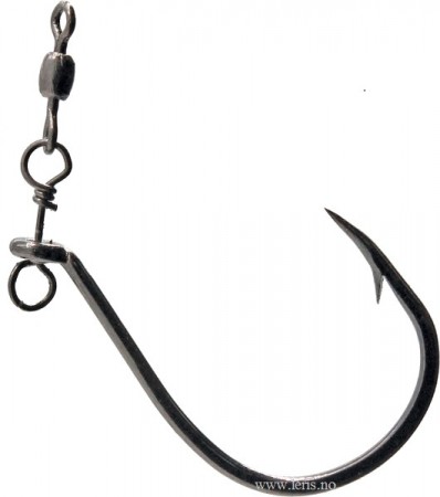 Mustad Ultra Point No Twist Drop Shot-krok, Strl. 2, 5pk.
