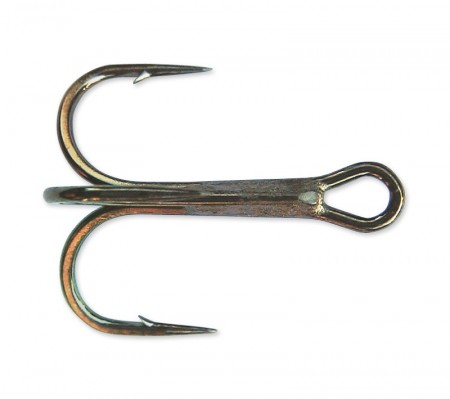Mustad Treble X-strong 2 x kort, strl.4, 6pk