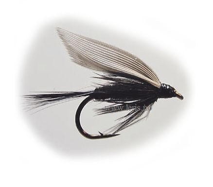 Black Gnat, Våtflue, enkelkrok strl. 12