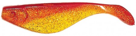 G&Cinc Shad Minnow 5cm, Rød / Gul / Glitter