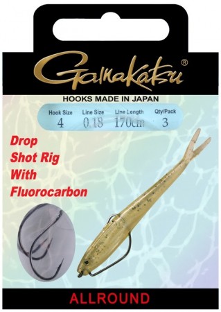 Gamakatsu Drop Shot Rig W39 strl.003, 3pk.