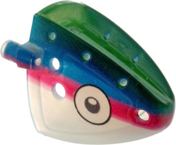 Jackpot Baitholder Glow Coho Blue, 3pk. (12-17cm)