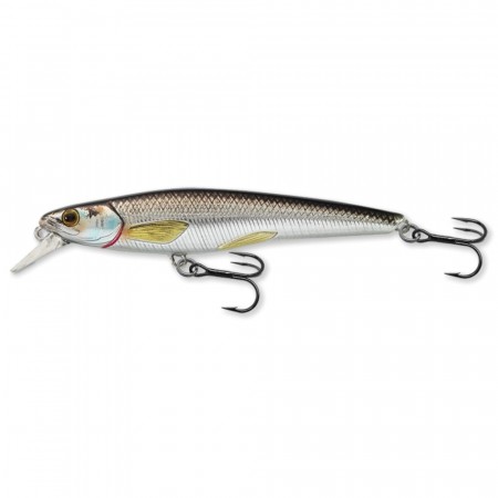 Live Target Rainbow Smelt Jerkbait 202 Silver Black, 115m, 18g.