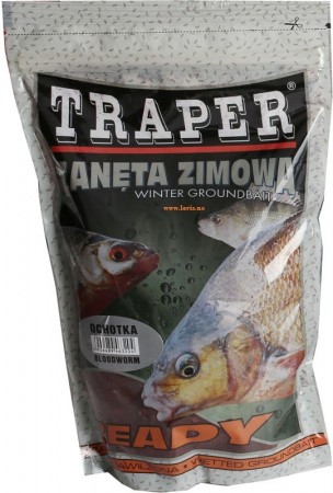 Traper Ferdigfuktet Vinterfor "Bloodworm", 750g.