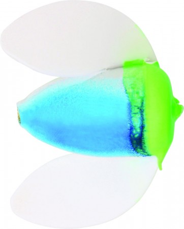 Spin-N-Glo Metallic Silver Blue Green 1/2