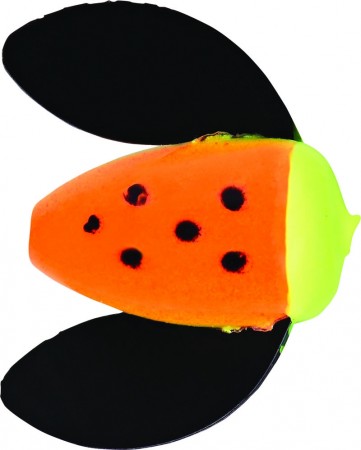 Spin-N-Glo 3/4", Fire Tiger Black