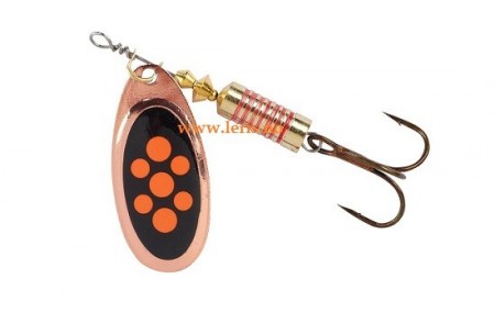 Colonel Z Spinner Kobber Svart/Orange, 6 gram