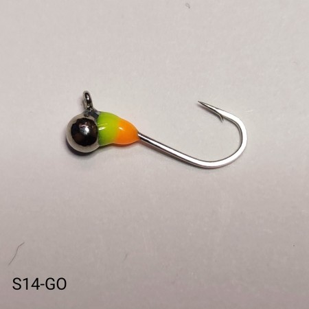 Likkemeitekrok Sølv/Gul/Oransje, #14