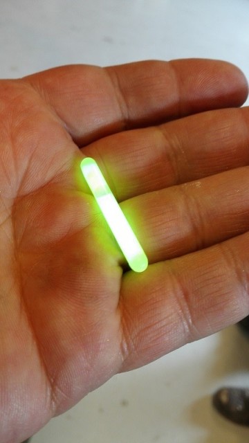 Rett etter at den kjemiske forbindelsen har startet.