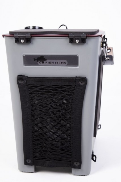 Oppbevaringsnett på utsiden.