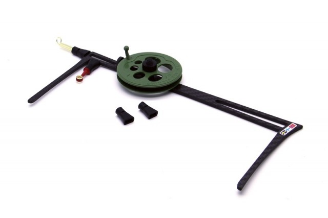 Medfølgende toppøyer montert på.