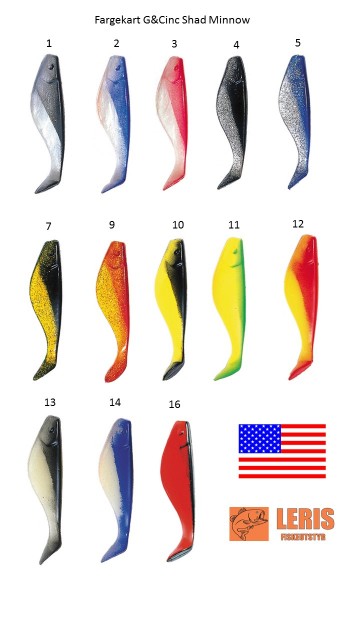 Fargekart G&Cinc Shad